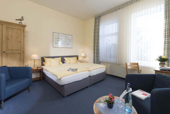 Doppelzimmer im atlantic Hotel garni Wangerooge