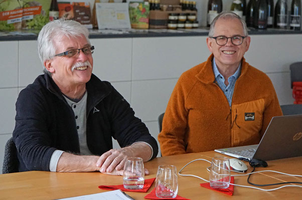 Paul Britz und Volkhard Lorenz freuen sich über jetzt 1739 Mitglieder