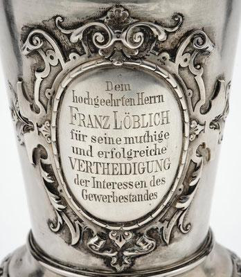 Ehrenpokal der Standesvertretung (Silberschmied Vincenz Czokally)