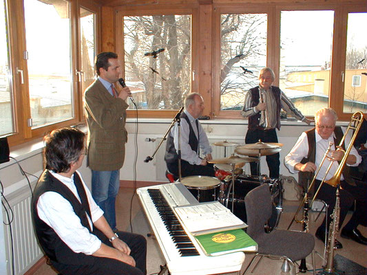 die Stars der Original Storyville Jazzband bei Löblich