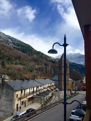 Blick vom Balkon