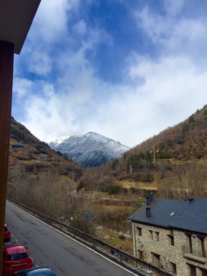Blick vom Balkon