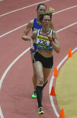 Elisabeth beim 800m-Rekordrennen