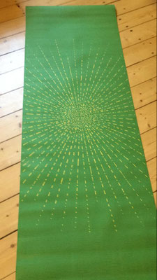 grüne Yogamatte