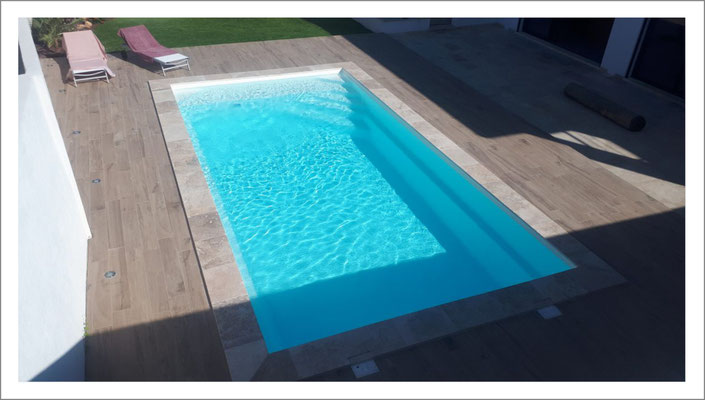 Poolbau Rhein-Main, Fertigschwimmbecken, Modell Extra 700/400 von Hersteller Generation Piscine
