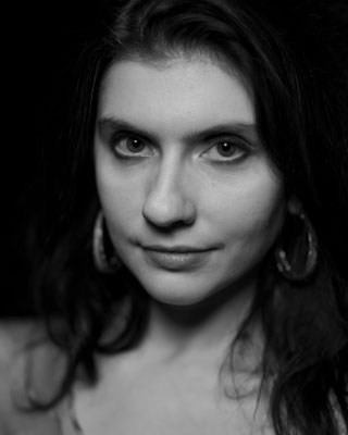 Porträt, Schwer weiß, Analog junge Frau, porträtfoto