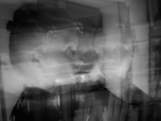 Porträt, Schwer weiß, Analog junge Frau, porträtfoto