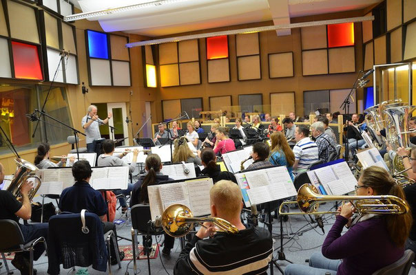 Die Polizeimusik Stadt Zürich mit Dirigent Marcel Sennhauser