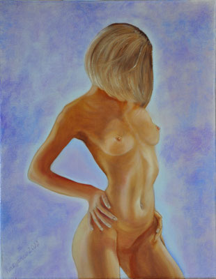 Klein Akt Nr.12 (24x30cm.) 2022