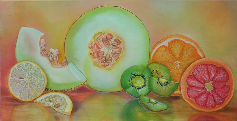 "Scheiben" (100x50cm.) 2022