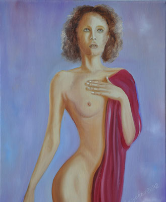 Klein Akt Nr.14 (24x30cm.) 2022