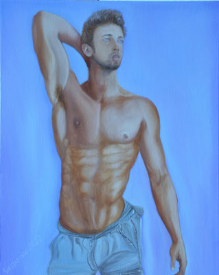 Klein Akt Nr.13 (24x30cm.) 2022