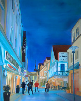 "Große Geldstraße" (80×100cm) 2019
