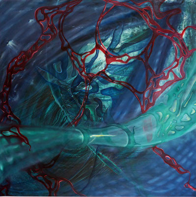 "Stillleben des Universums – Ⅱ" (90×90cm) 2013