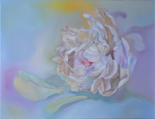 "Pfingstrose" (80x60cm.) 2022