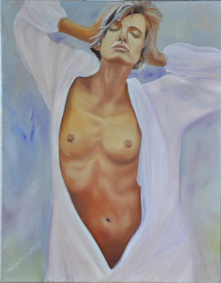 Klein Akt Nr.6 (24x30cm.) 2022