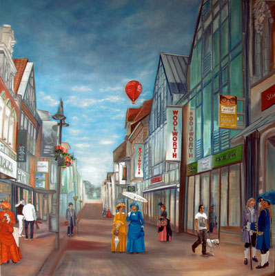 „Fest 2017. Kunibertistrasse“ (100×100cm)  2018 
