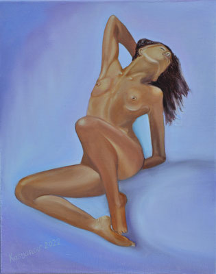 Klein Akt Nr.9 (24x30cm.) 2022