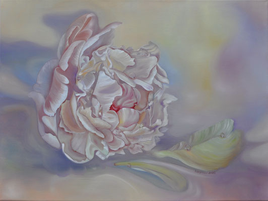 "Pfingstrose" (80x60cm.) 2022