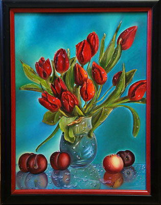 "Tulpen" (30×40cm) 2014