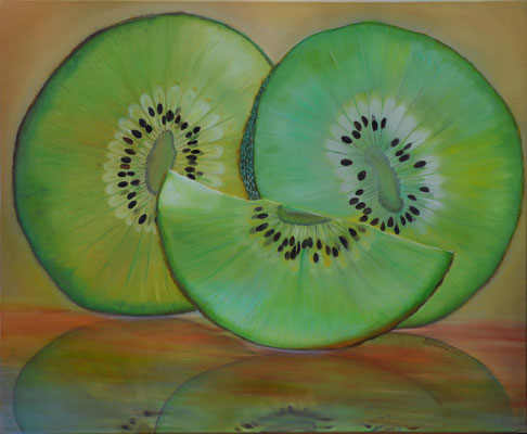 "Kiwi" (60x50cm.) 2022