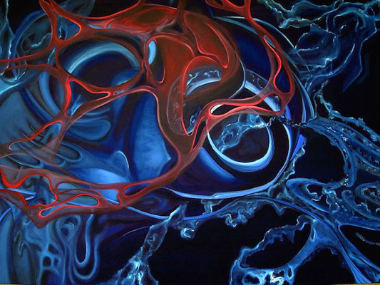 "Stillleben des Universums – Ⅰ" (100×70cm) 2011