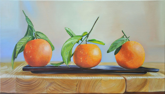 "Mandarinen" (60x40cm.) 2022