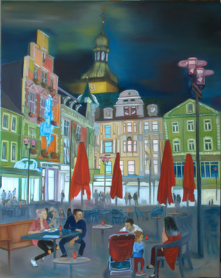 „Marktplatz“ (80×100cm) 2018