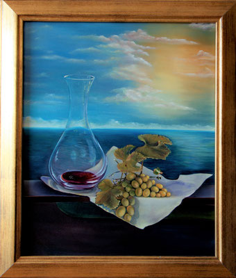 "Weintrauben" (40×50cm) 
