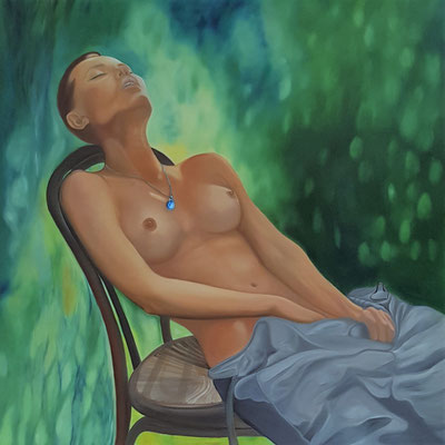"Sommer 1" (80×80cm) 2020