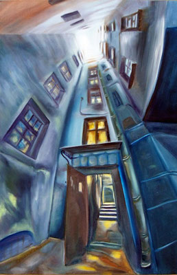 "Gassen - 4" (40×60cm) 2015