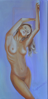 Klein Akt Nr.1 (15x30cm.) 2022