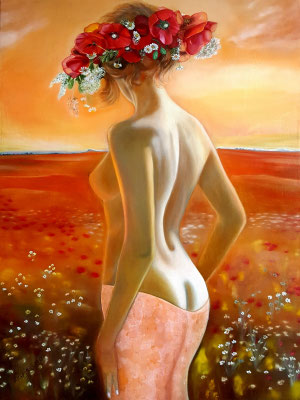 "Sonnenuntergang" (60×80cm) 2017