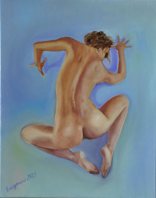 Klein Akt Nr.10 (24x30cm.) 2022