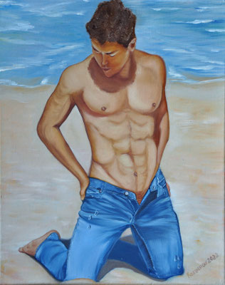 Klein Akt Nr.7 (24x30cm.) 2022
