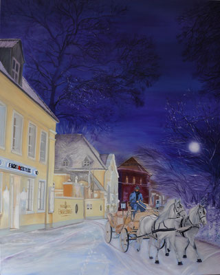 "Der erste Schnee 2" (80×100cm) 2021