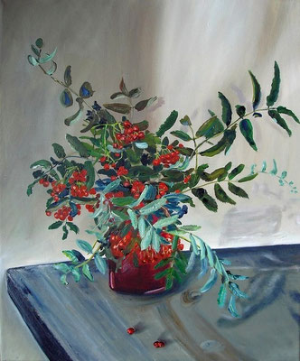 "Vogelbeeren" (40×50cm) 2011