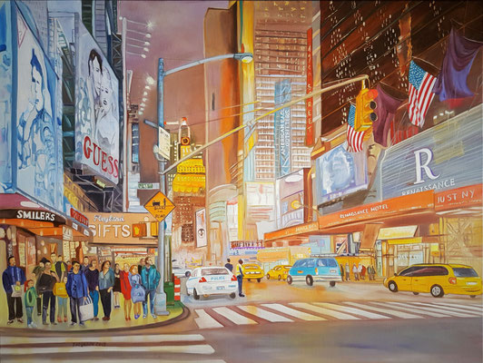 "New York" (80×60cm) 2019