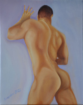 Klein Akt Nr.16 (24x30cm.) 2022
