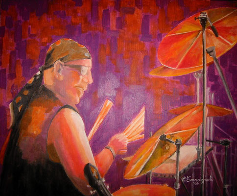 2009 - Nicola in jazz - olio su tela - 50 x 60 cm