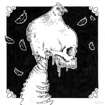 "chicken" Inktober 2018