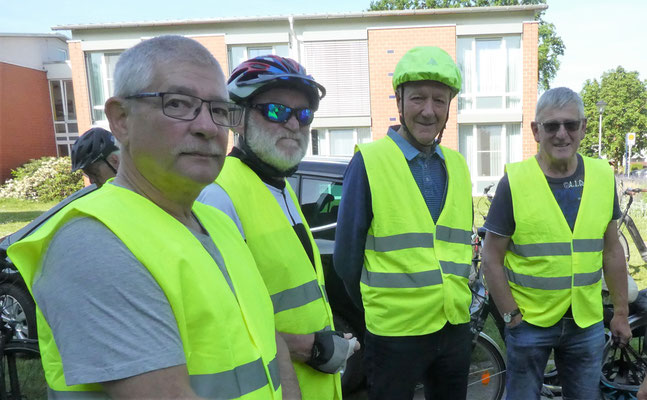 Die gelben Westen: Harald, Heinz-Georg, Franz-Josef und Heinrich