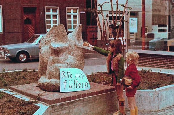 1975 - das neu aufgestellte Vogelnest 
