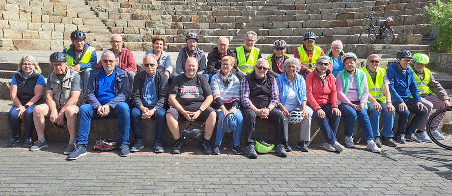 Gruppenfoto auf der ehemaligen Zeche 
