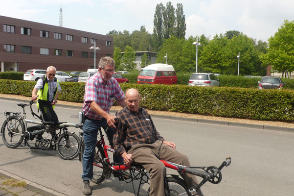 Theo Sander und Gerd Stelzer zu zweit unterwegs