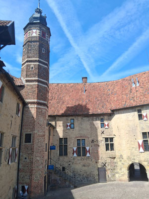 Der Innenhof der Burg