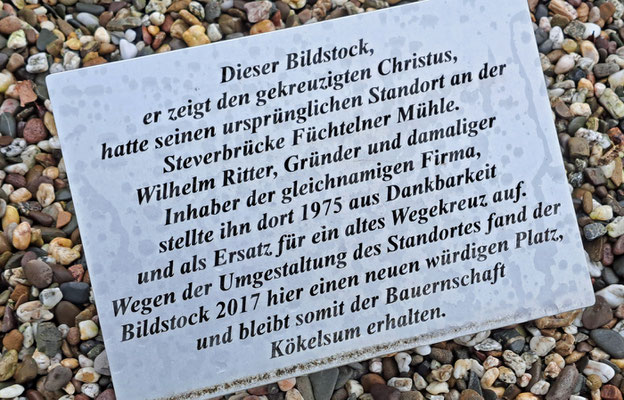 Die Gedenktafel