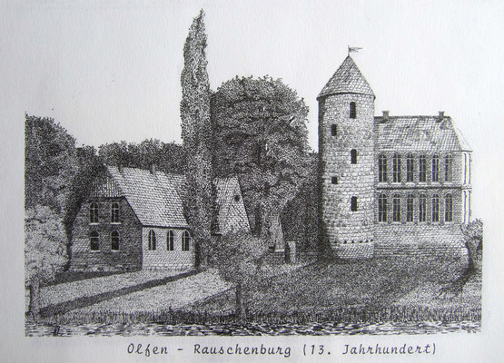 Die Rauschenburg im 13. Jahrhundert