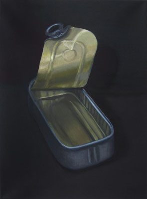 „Sardinendose 2", Öl auf Leinwand, 48 x 65 cm, 2020