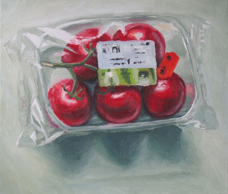 „Tomaten“ , Öl auf Leinwand, 70 x 60 cm, 2007